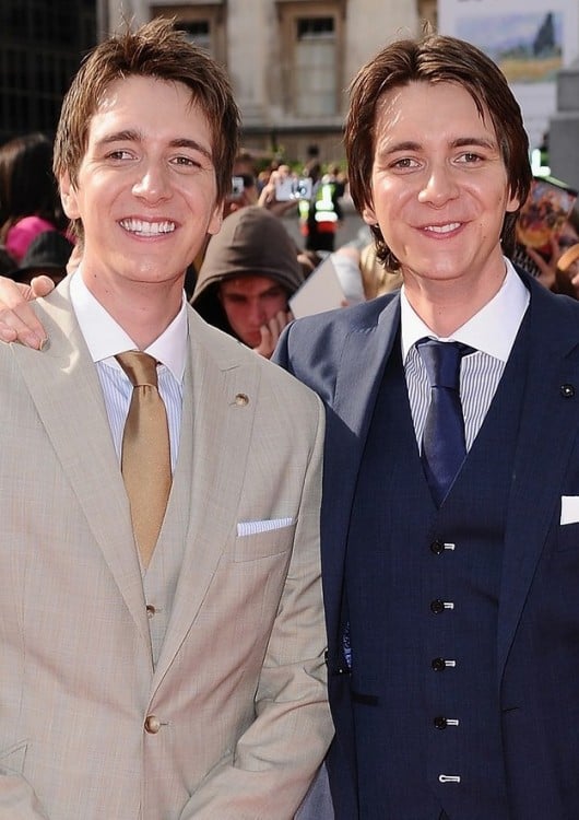 James and Oliver Phelps ((Fred and George Weasly)