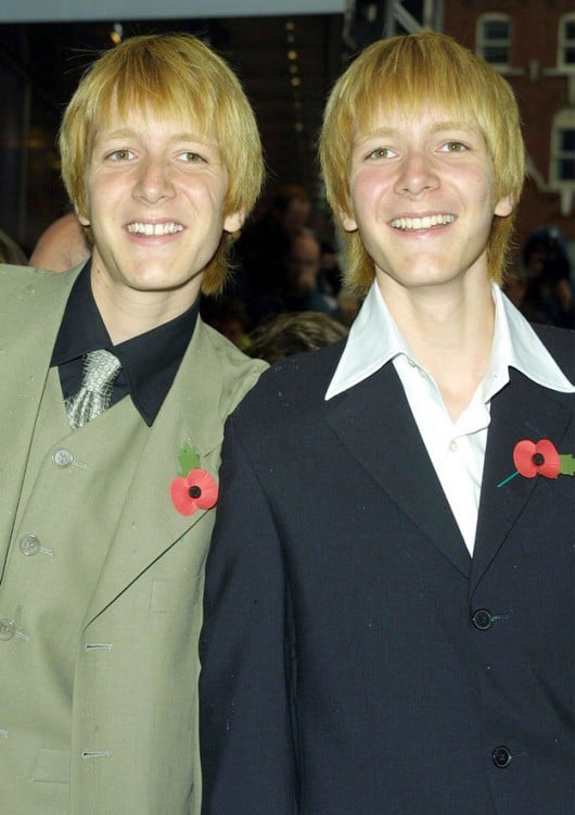 James and Oliver Phelps ((Fred and George Weasly)