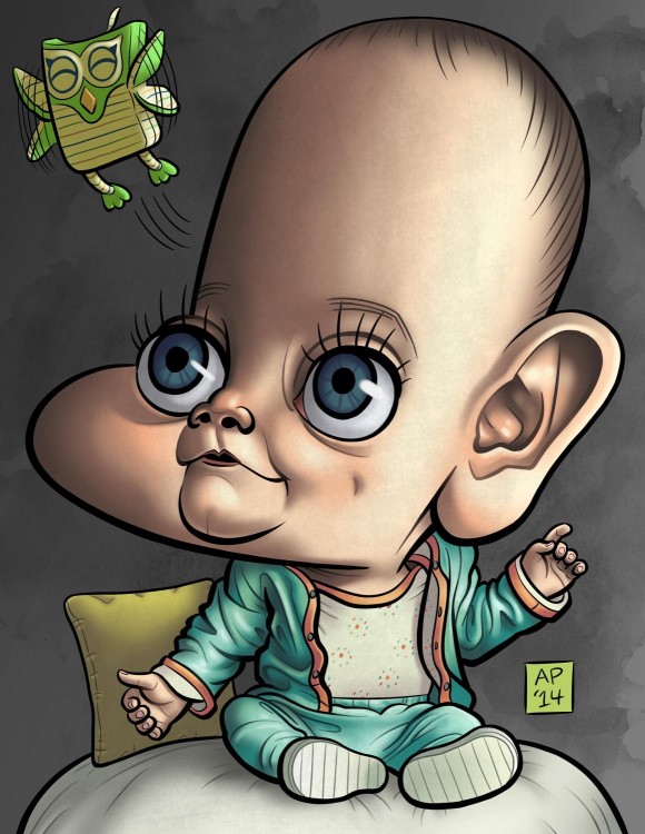 dibujo de bebe