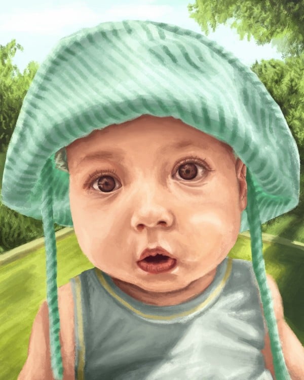 dibujo de bebe