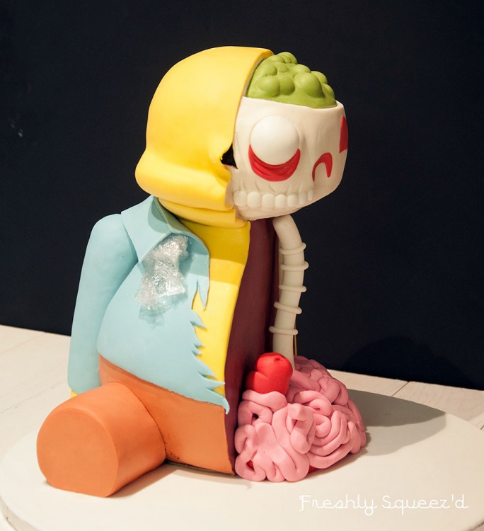 pastel de Ralph de los Simpson