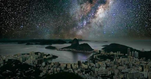 como se verian las grandes ciudades sin luces