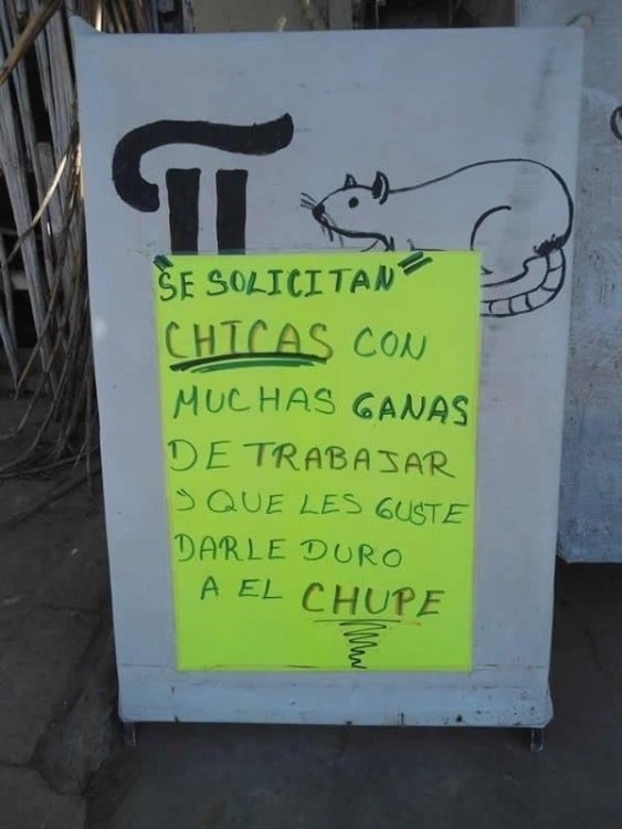 Inusuales carteles con graciosas ofertas de trabajo