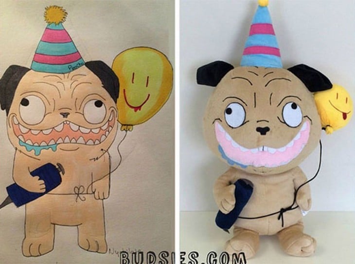 PUG HECHO PELUCHE