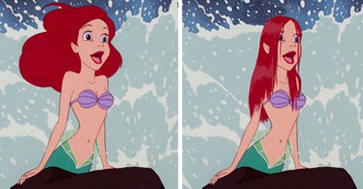 pricnesas de disney con cabello mas realista