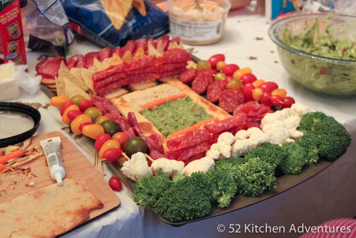 estadio hecho de comida para vegetarianos