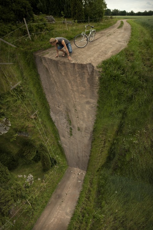 Erik Johansson ilusion optica