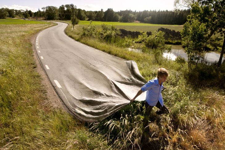 Erik Johansson ilusion optica