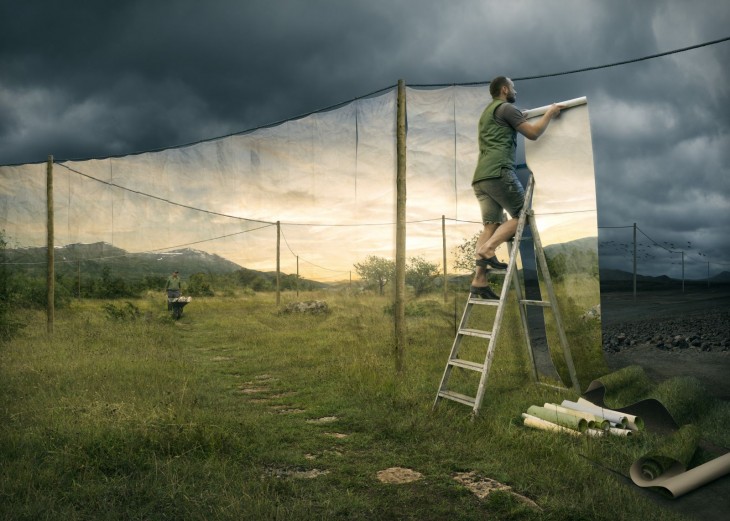 Erik Johansson ilusion optica