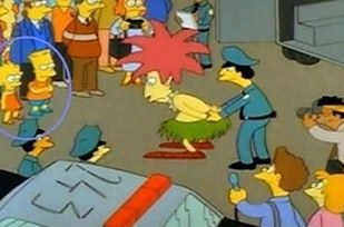 Errores en los simpson El cambio de lugar de Lisa y Bart