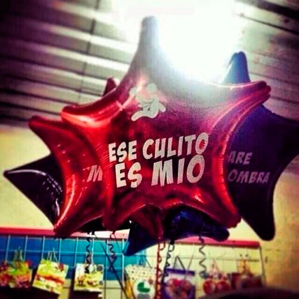 Globo de "ese culito es mio"