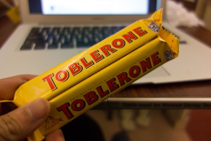 chocolates toblerones