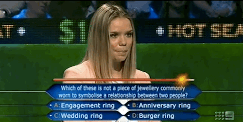 errores en programas de concursos, anillos de hamburguesas