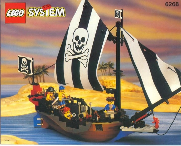 Barco pirata de lego
