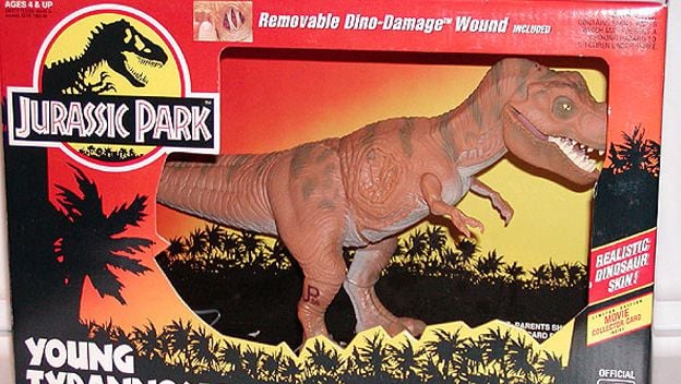 Dinosaurio de la película Jurassic Park 