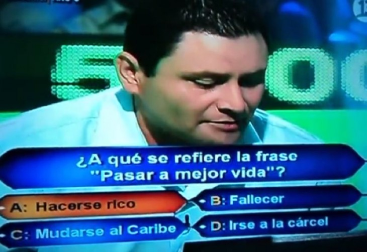 Fails en concursos de TV. pasar a mejor vida