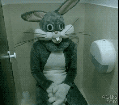 bugs bunny en el inodoro