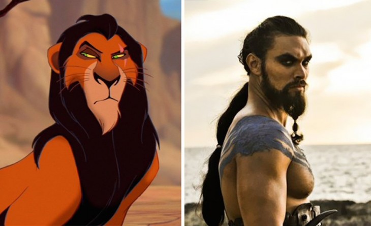 Scar parecido a Khal Drogo