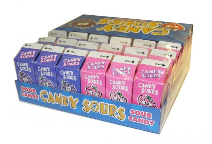 Dulces candy sours 