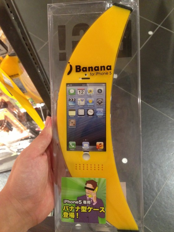 Funda para iphone en forma de plátano 