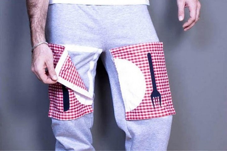 Manteles adheribles a tu pantalón para evitar que te ensucies 