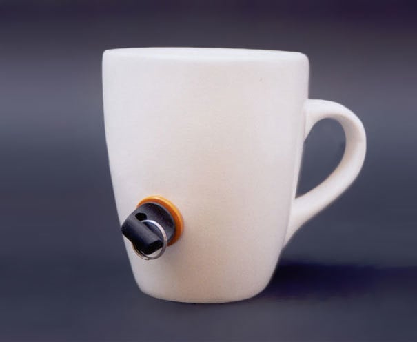 taza con seguro 