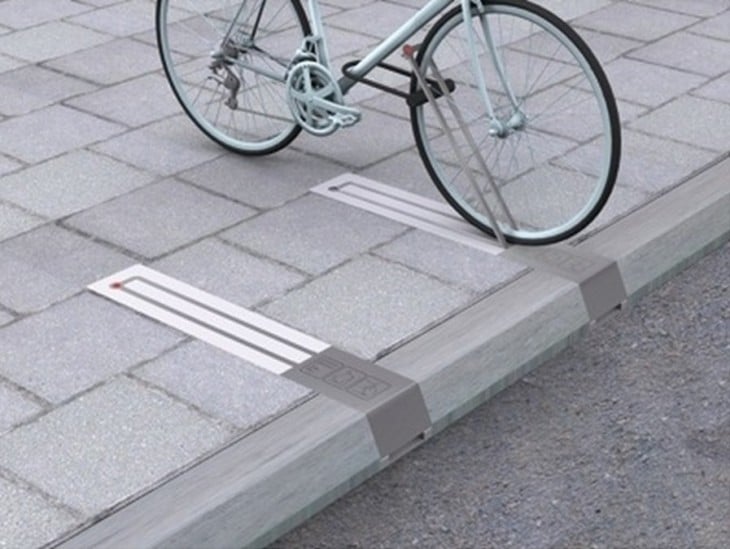 Estacionamiento para bicicletas que ahorran espacio 