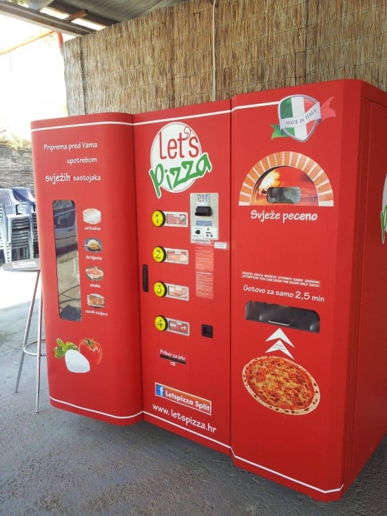 Maquina expendedora de pizzas 