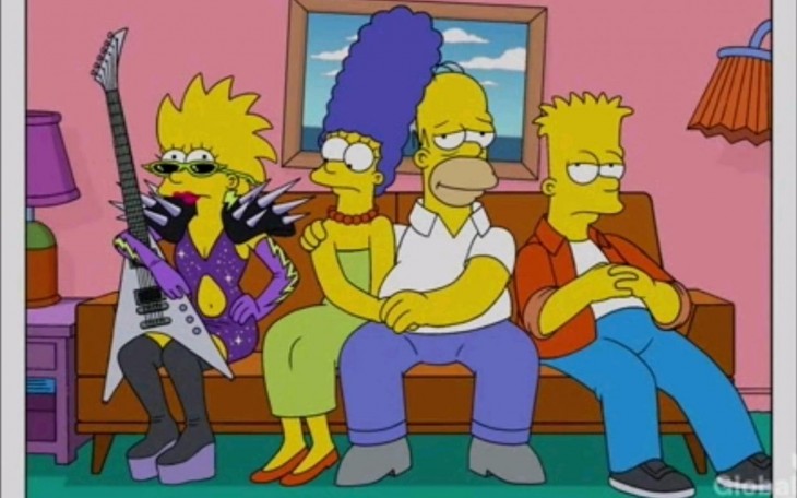 Los simpson en el sofá, Maggie Rockera