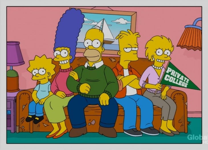 Los simpson Lisa se va a la Universidad