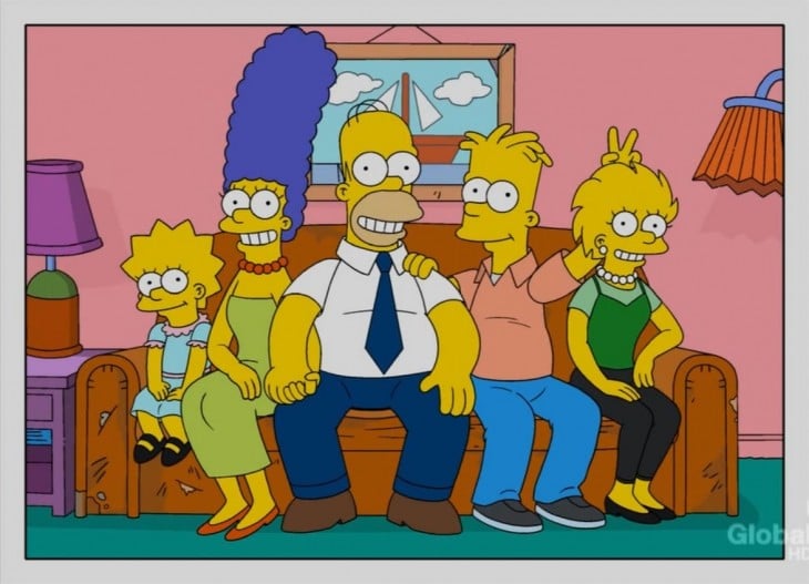 Los simpson según pasan los años