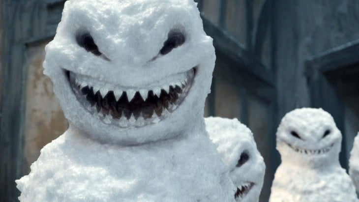 Muñeco de nieve sonrisas malvadas