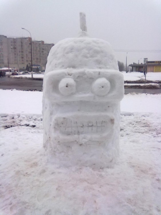 Muñeco de nieve Bender (futurama)