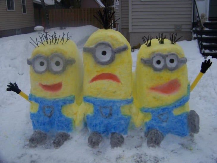 Muñeco de nieve 3 Minions