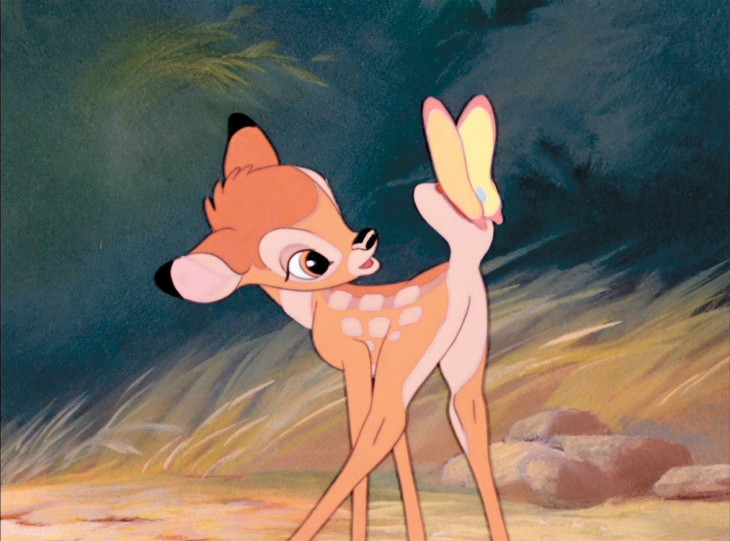 Escena de la película Bambi 