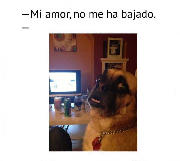 meme de cuando tu novia te dice que no te baja