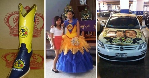 americanistas llevaron su pasion a niveles ridiculos