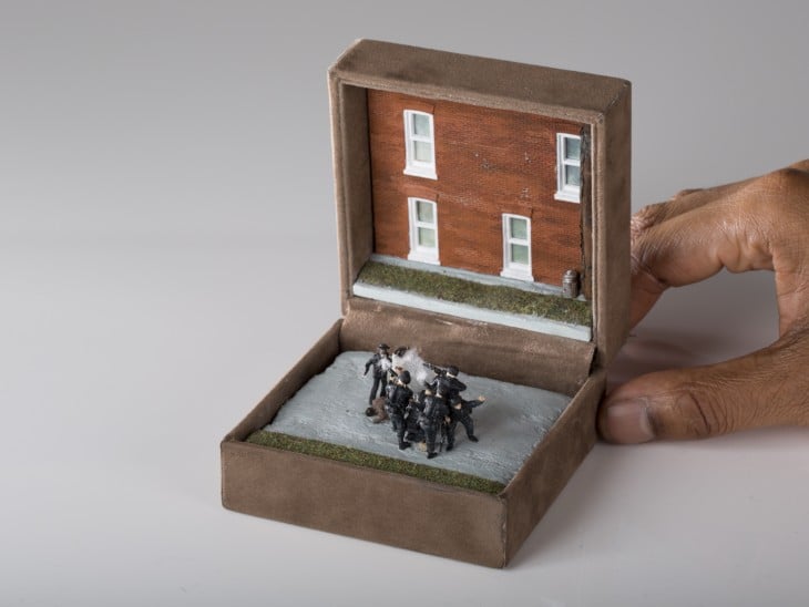 Dioramas del artista canadiense Talwst