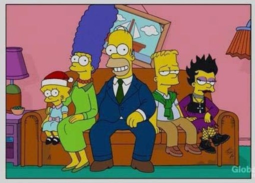 simpsons adolescentes en el sofá