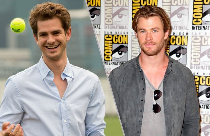 Andrew Garfield y Chris Hemsworth