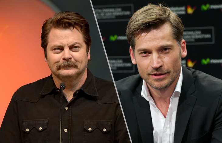 Nikolaj Coster-Waldau y Nick Offerman