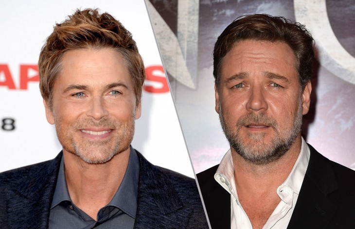 Rob Lowe y Russell Crowe