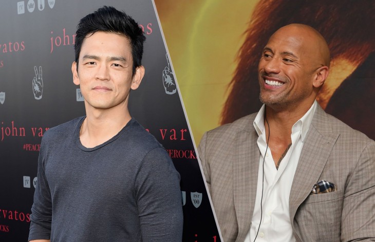 Dwayne "The Rock" Johnson y John Cho