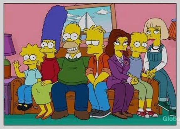 simpson Lisa con 2 novias