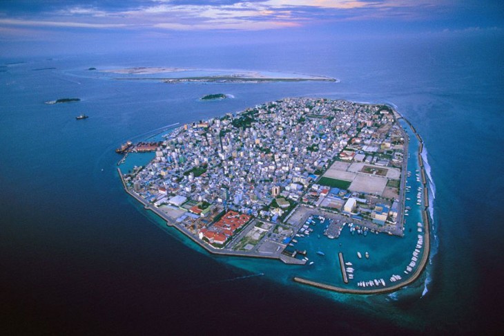 La islas Maldivas se están inundando