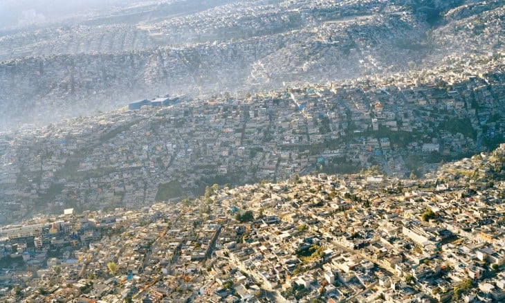 Vista de la Ciudad de México, 20 millones de habitantes