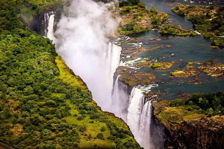 Imagen sobre las Cataratas Victoria 