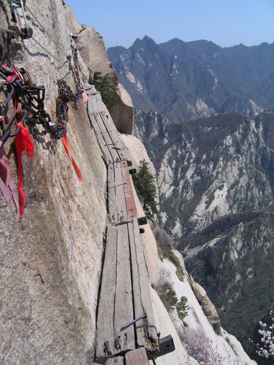 Camino alrededor del Monte Huashan 