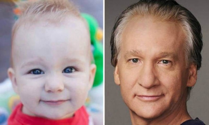 Bebé parecido a Bill Maher 