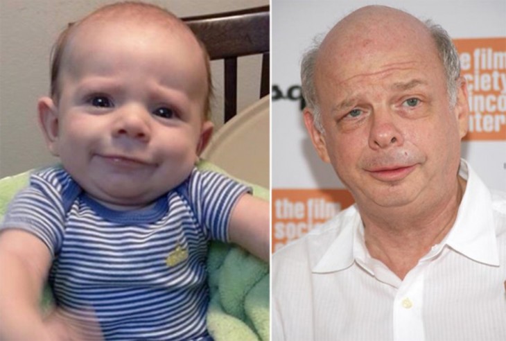 Bebé parecido a Wallace Shawn 